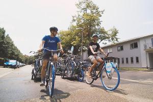 Fahrradlieferung per Fahrrad