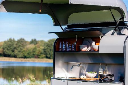 Wohnwagen Lume Traveler: Schlafen und Kochen im Freien