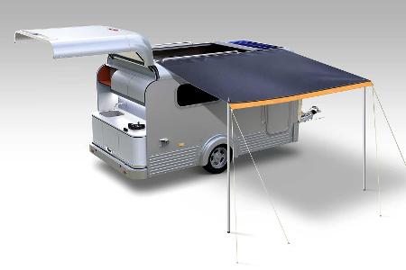 Wohnwagen Lume Traveler: Schlafen und Kochen im Freien