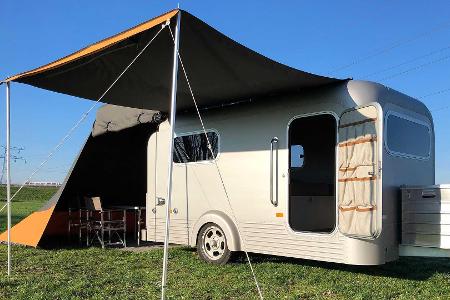 Wohnwagen Lume Traveler: Schlafen und Kochen im Freien