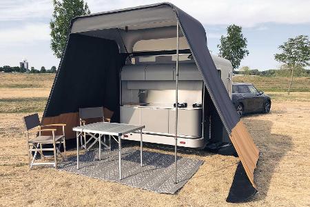 Wohnwagen Lume Traveler: Schlafen und Kochen im Freien