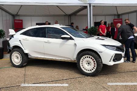 Honda Civic Type R OveRland: 10 cm höher und Offroad-Reifen