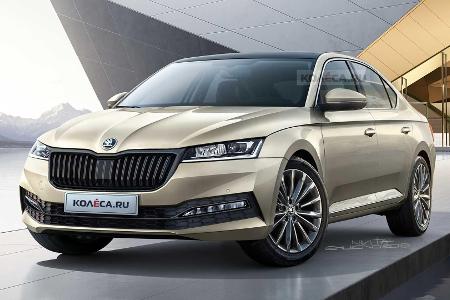 Skoda Octavia (2020) anhand aktuellster Erlkönigbilder gerendert