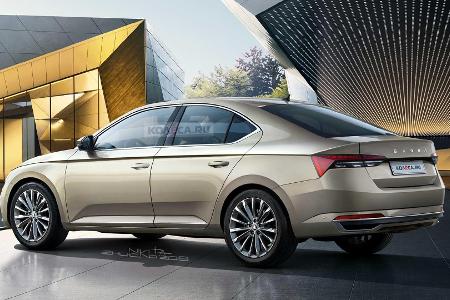 Skoda Octavia (2020) anhand aktuellster Erlkönigbilder gerendert