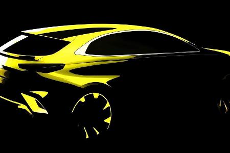 Kia XCeed (2019) mit digitalem Instrumentendisplay geteasert