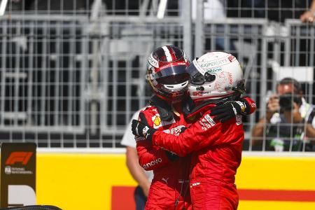 Erleichterter Vettel macht aus Interviews eine Comedy-Show