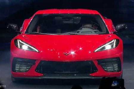 Chevrolet Corvette C8 mit Mittelmotor vorgestellt