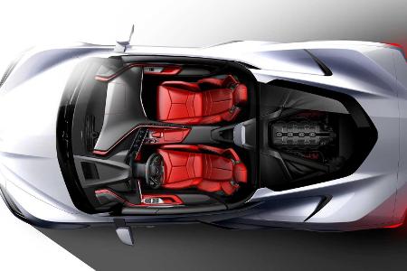 Chevrolet Corvette C8 mit Mittelmotor vorgestellt