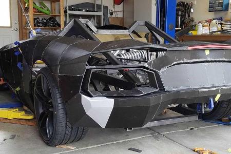 Physiker und sein Sohn 3D-drucken einen Lamborghini Aventador