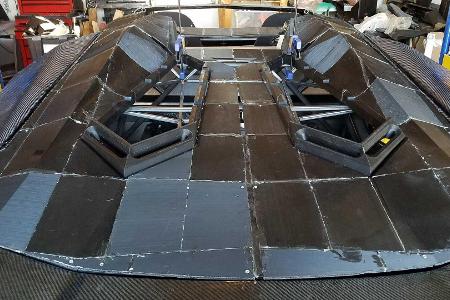 Physiker und sein Sohn 3D-drucken einen Lamborghini Aventador