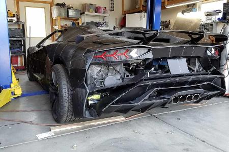 Physiker und sein Sohn 3D-drucken einen Lamborghini Aventador