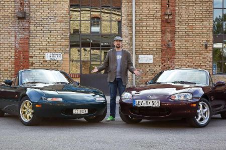 30 Jahre Mazda MX-5: Duell der Generationen 30 Jahre Mazda MX-5: Duell der Generationen