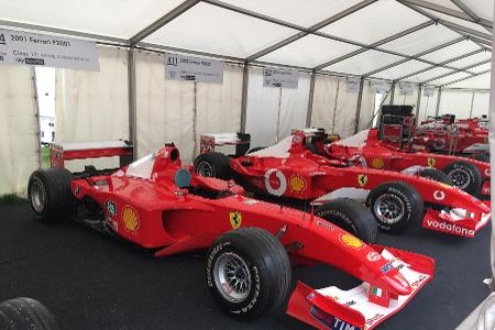Damon Hill im Auto des Rivalen: Goodwood feiert Michael Schumacher Damon Hill im Auto des Rivalen: Goodwood feiert Michael Schumacher