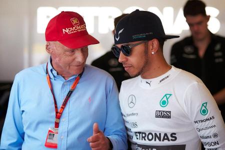 Niki Lauda hat in Lewis Hamiltons Planung eine wichtige Rolle gespielt