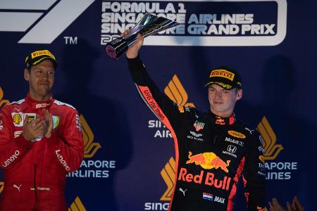 Max Verstappen schafft P3 in Singapur Max Verstappen schafft P3 in Singapur