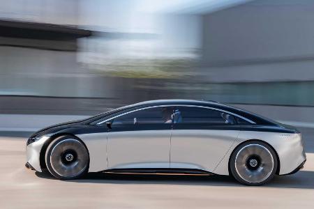Mercedes Vision EQS: Oberklasselimousine auf neuer Elektro-Plattform
