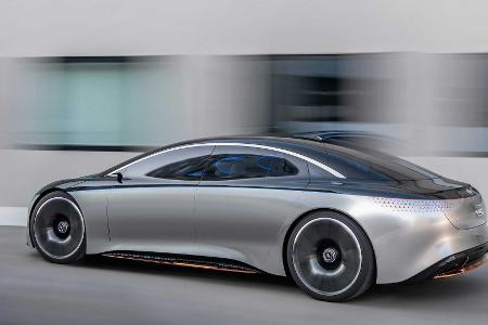 Mercedes Vision EQS: Oberklasselimousine auf neuer Elektro-Plattform