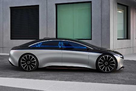 Mercedes Vision EQS: Oberklasselimousine auf neuer Elektro-Plattform