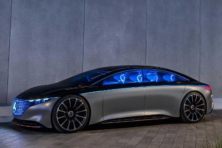 Mercedes Vision EQS: Oberklasselimousine auf neuer Elektro-Plattform