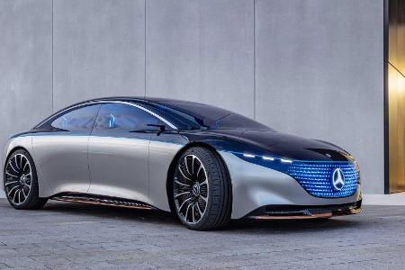 Mercedes Vision EQS: Oberklasselimousine auf neuer Elektro-Plattform