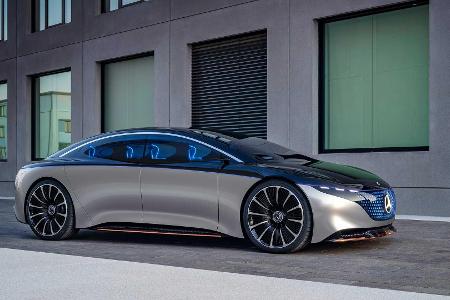 Mercedes Vision EQS: Oberklasselimousine auf neuer Elektro-Plattform