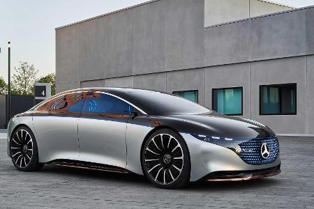Mercedes Vision EQS: Oberklasselimousine auf neuer Elektro-Plattform