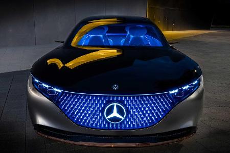 Mercedes Vision EQS: Oberklasselimousine auf neuer Elektro-Plattform