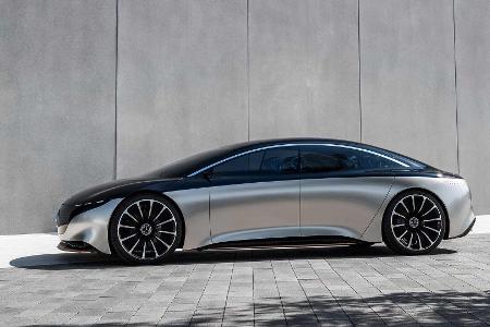 Mercedes Vision EQS: Oberklasselimousine auf neuer Elektro-Plattform