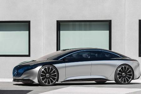 Mercedes Vision EQS: Oberklasselimousine auf neuer Elektro-Plattform
