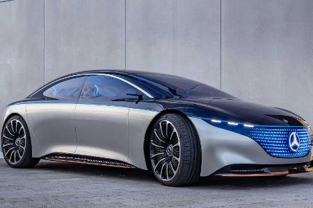 Mercedes Vision EQS: Oberklasselimousine auf neuer Elektro-Plattform
