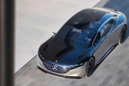 Mercedes Vision EQS: Oberklasselimousine auf neuer Elektro-Plattform