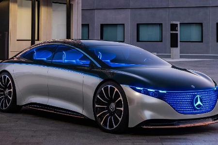 Mercedes Vision EQS: Oberklasselimousine auf neuer Elektro-Plattform