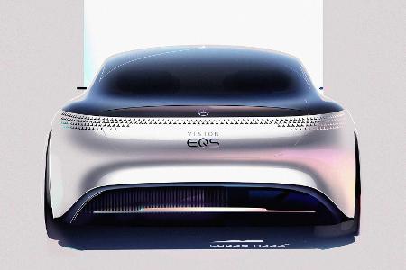 Mercedes Vision EQS: Oberklasselimousine auf neuer Elektro-Plattform
