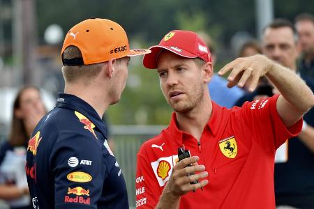 Max Verstappen und Sebastian Vettel: Der gegenseitige Respekt ist groß