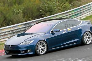 Tesla Model S am Nürburgring wohl schon schneller als Porsche Taycan