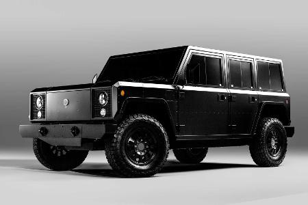 Bollinger B1 und B2: Elektrisch ins Gelände Bollinger B1 und B2: Elektrisch ins Gelände