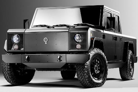 Bollinger B1 und B2: Elektrisch ins Gelände