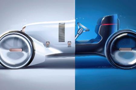 Vision Mercedes Simplex: Studie erinnert an historischen Rennwagen