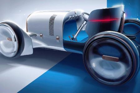 Vision Mercedes Simplex: Studie erinnert an historischen Rennwagen