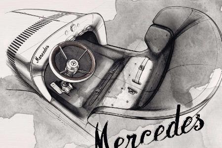 Vision Mercedes Simplex: Studie erinnert an historischen Rennwagen