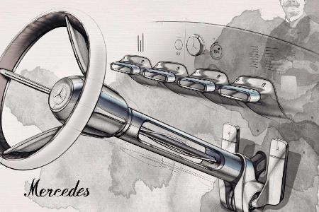 Vision Mercedes Simplex: Studie erinnert an historischen Rennwagen