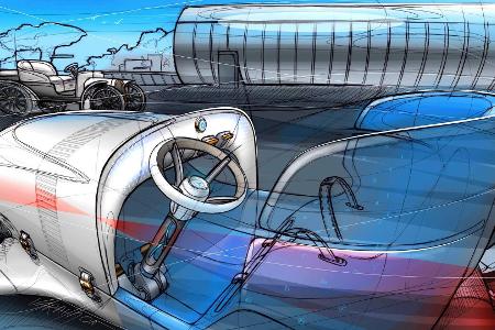Vision Mercedes Simplex: Studie erinnert an historischen Rennwagen