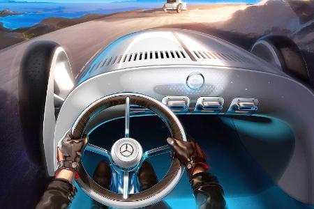 Vision Mercedes Simplex: Studie erinnert an historischen Rennwagen