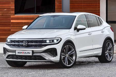 Nächster VW Tiguan (2022) als SUV-Coupé gerendert