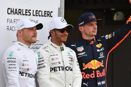Valtteri Bottas & Max Verstappen an der Seite von Mercedes-Platzhirsch Hamilton Valtteri Bottas & Max Verstappen an der Seite von Mercedes-Platzhirsch Hamilton