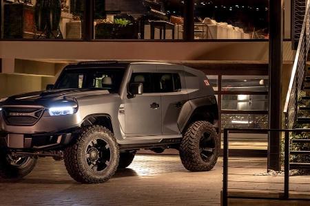 Der neue Rezvani Tank X ist ein 350.000-Dollar-SUV mit Dodge-Demon-Motor