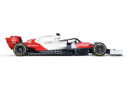 Designstudie: McLaren MCL34 in Weiß und Rot