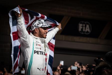Sechster WM-Titel: Die schönsten Jubelbilder von Lewis Hamilton