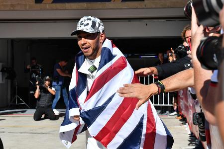 Sechster WM-Titel: Die schönsten Jubelbilder von Lewis Hamilton