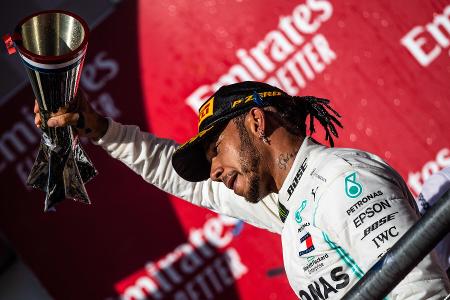 Sechster WM-Titel: Die schönsten Jubelbilder von Lewis Hamilton